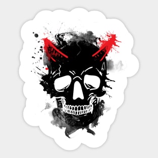 Devil Splash Sticker